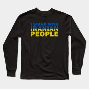 I stand with iranian people Long Sleeve T-Shirt